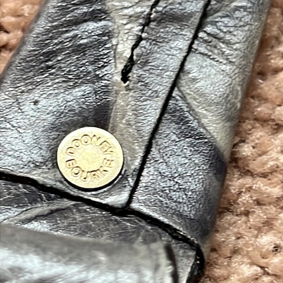 Dooney & Bourke Blue Croc Embossed Leather Top Handle Shoulder Bag Purse - Picture 7 of 11